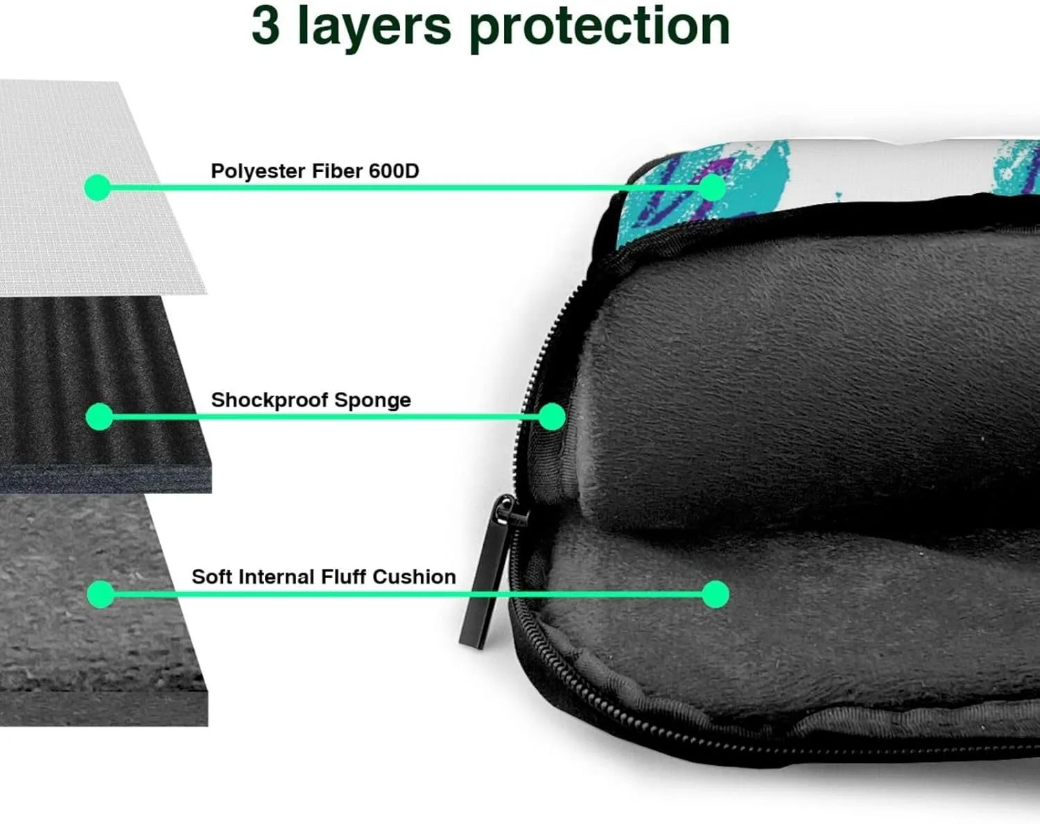 90's Cup Design Print Work Casual Office Laptop Shoulder Messenger Bag 13 inch 14 inch 15.6 inch