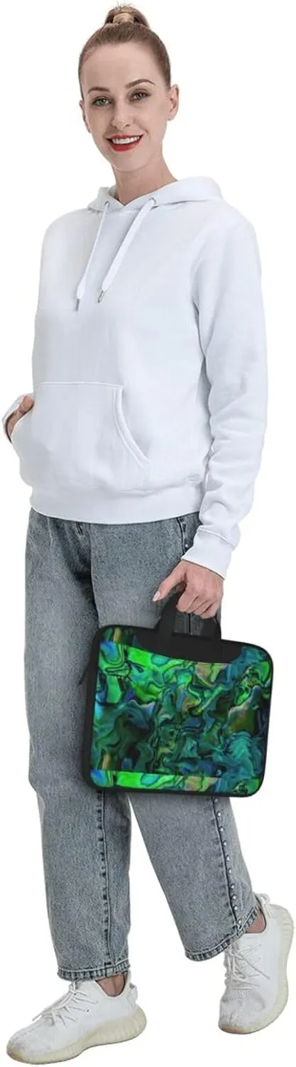 Abalone nacre Print Work Casual Office Laptop Shoulder Messenger Bag 13 inch 14 inch 15.6 inch