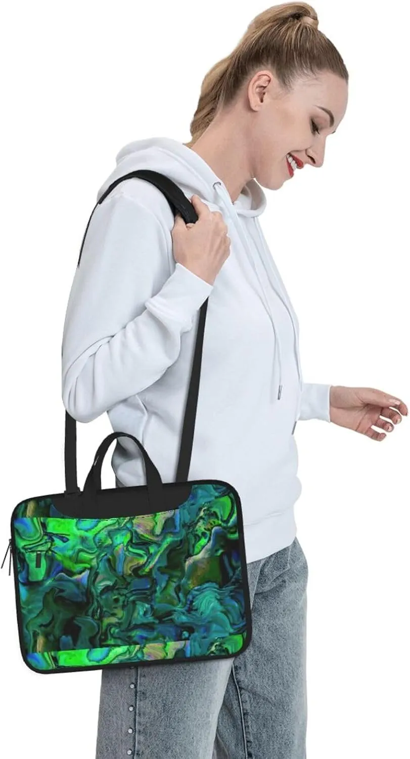 Abalone nacre Print Work Casual Office Laptop Shoulder Messenger Bag 13 inch 14 inch 15.6 inch