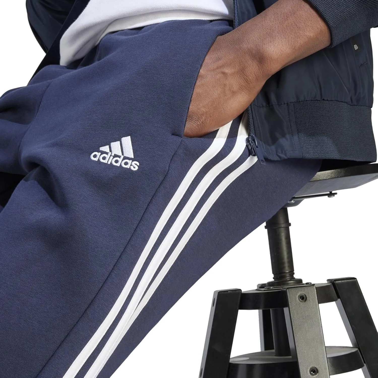 adidas Men's Essentials 3-Stripes Regular Tricot Pants