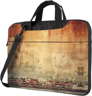 Ancient Worn Brick Wall Print Work Casual Office Laptop Shoulder Messenger Bag 13 inch 14 inch 15.6 inch