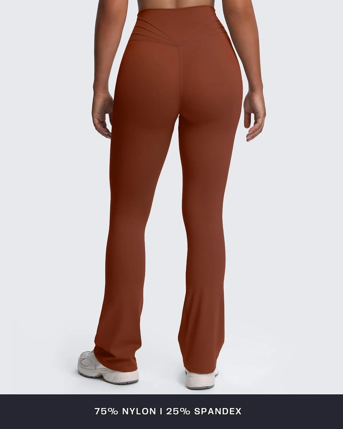 Aoxjox Flare Leggings for Women Trinity Tummy Control High Waisted Wide Leg Yoga Pants 29"/31"/33"