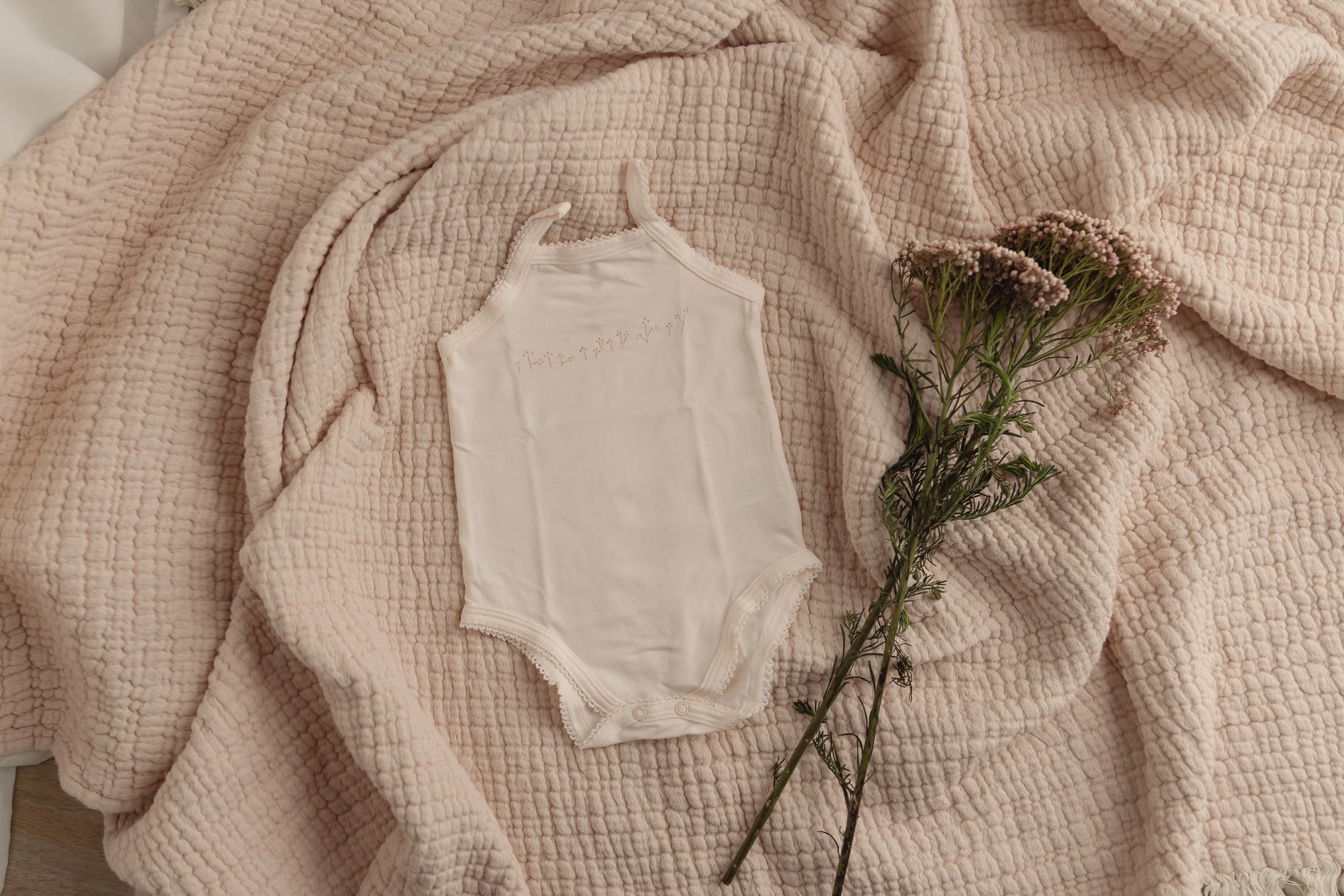 Baby Girl Undershirts - White