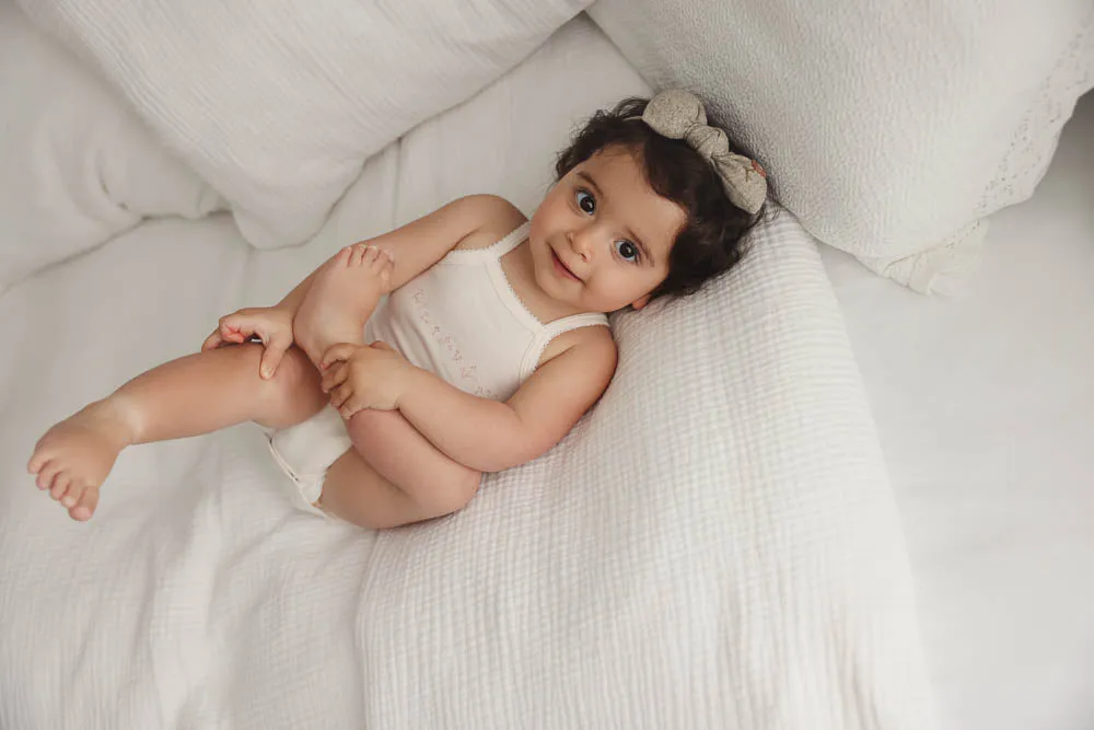 Baby Girl Undershirts - White