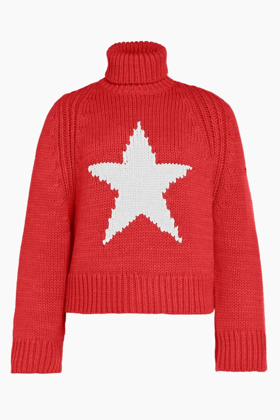 Beauty Long Sleeve Knit Sweater Flame