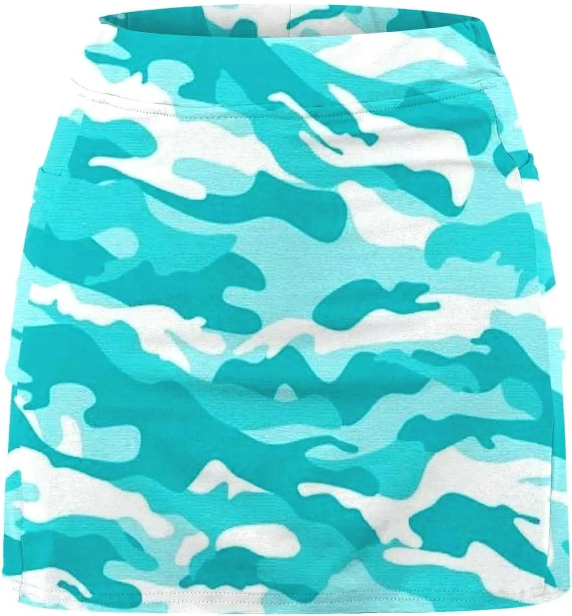 Camo Tennis Skirts for Women Plus Size Summer Athletic Workout Golf Skorts Activewear Tight Skinny Built in Leggings Shorts
