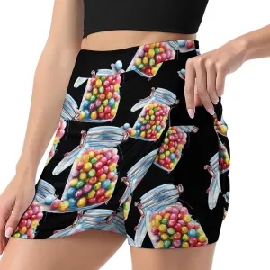 Candy Jar Women's Skort Athletic Skirt Golf Skorts A-line Skirts with Built-in Shorts Pockets