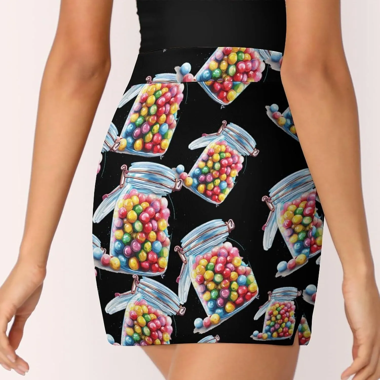 Candy Jar Women's Skort Athletic Skirt Golf Skorts A-line Skirts with Built-in Shorts Pockets