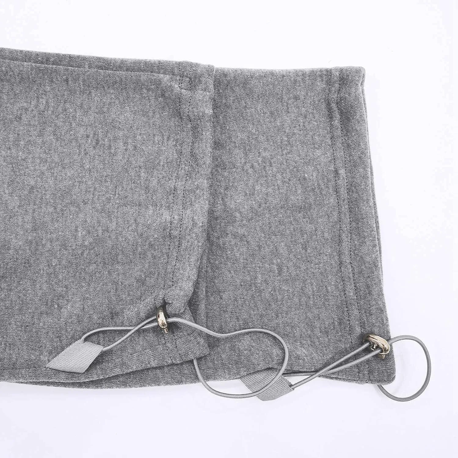 Cargo Sweatpants for Men Drawstring Baggy Elastic Work Hiking Pants Straight Loose Fit Outdoor Joggers with Pockets