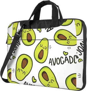 Cartoon Pears Print Work Casual Office Laptop Shoulder Messenger Bag 13 inch 14 inch 15.6 inch