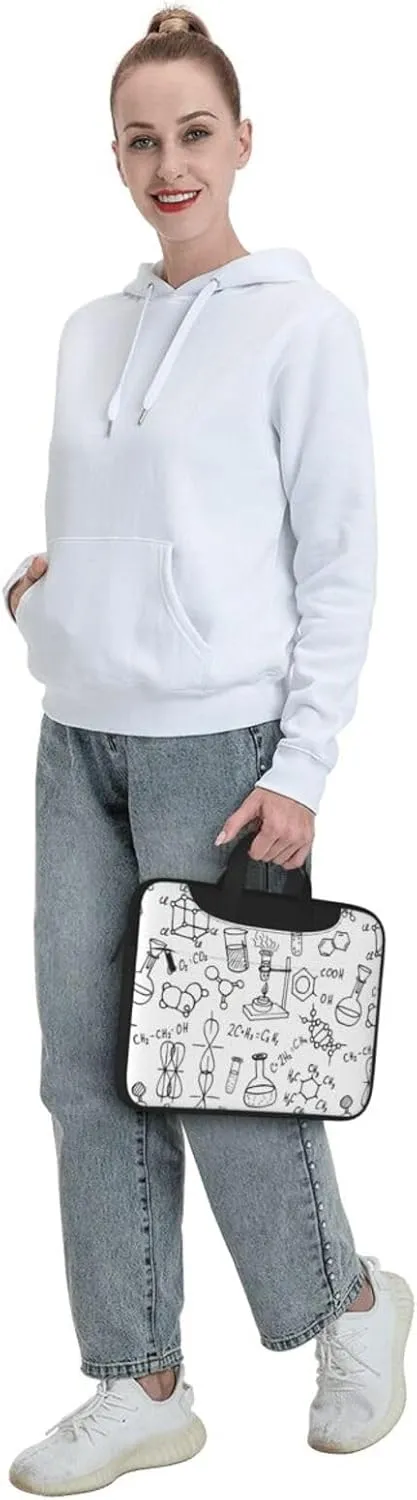 Chemistry Print Print Work Casual Office Laptop Shoulder Messenger Bag 13 inch 14 inch 15.6 inch