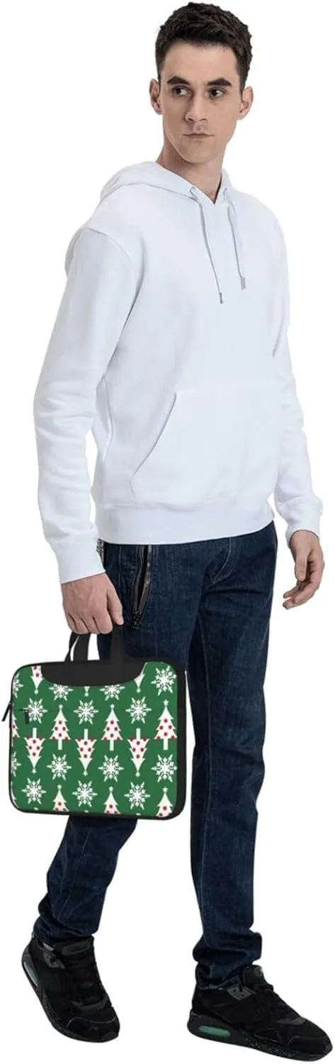 Christmas tree pattern Print Work Casual Office Laptop Shoulder Messenger Bag 13 inch 14 inch 15.6 inch