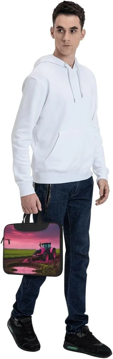 Company Farm Tractor Print Work Casual Office Laptop Shoulder Messenger Bag 13 inch 14 inch 15.6 inch