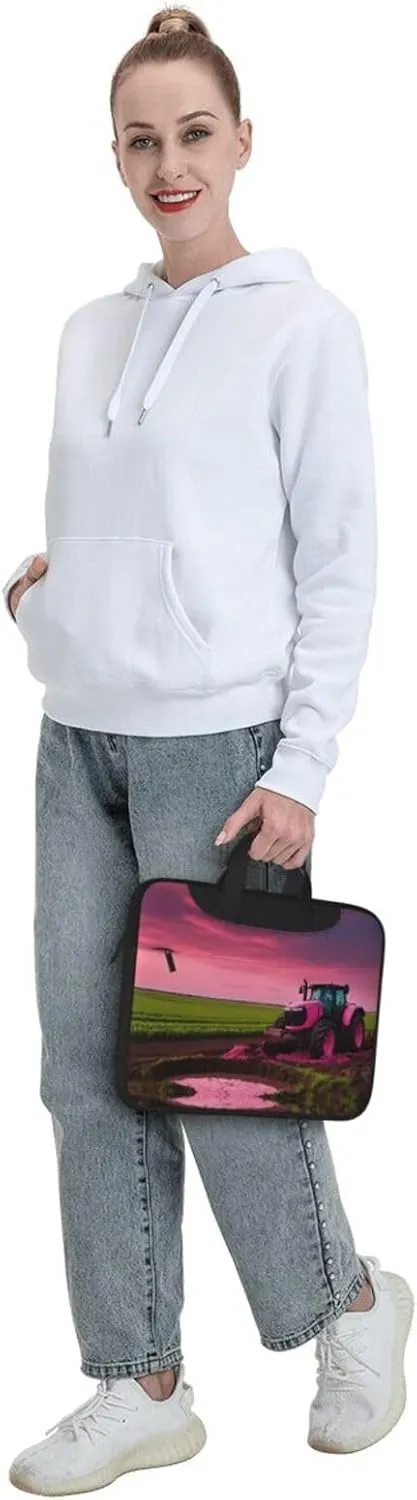 Company Farm Tractor Print Work Casual Office Laptop Shoulder Messenger Bag 13 inch 14 inch 15.6 inch