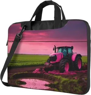 Company Farm Tractor Print Work Casual Office Laptop Shoulder Messenger Bag 13 inch 14 inch 15.6 inch