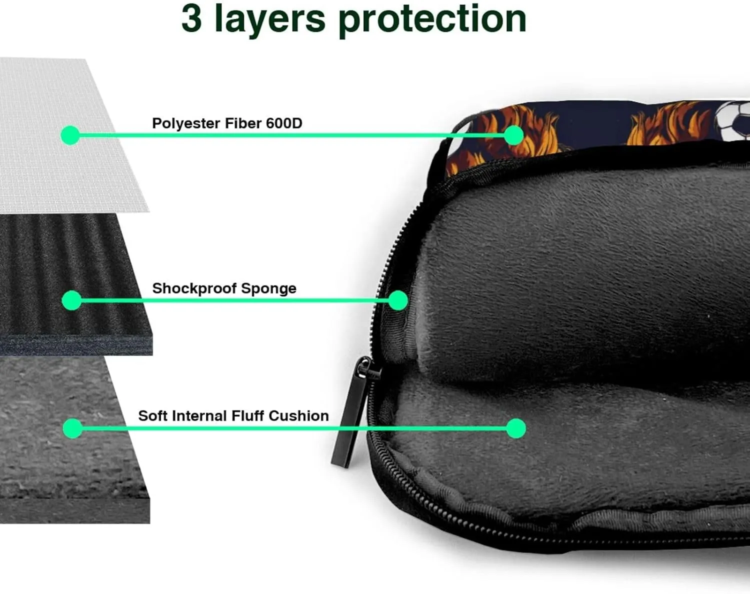 Cool Lion Print Work Casual Office Laptop Shoulder Messenger Bag 13 inch 14 inch 15.6 inch