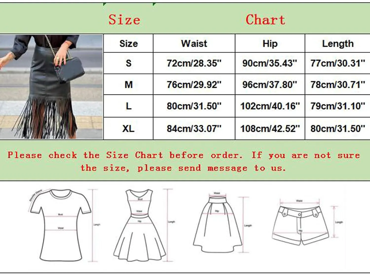 Fashion Ladys Leather Skirts High Waist Long Tassel Skirt Vintage Irregular Tiered Midi Skirt A-Line Long Skirts