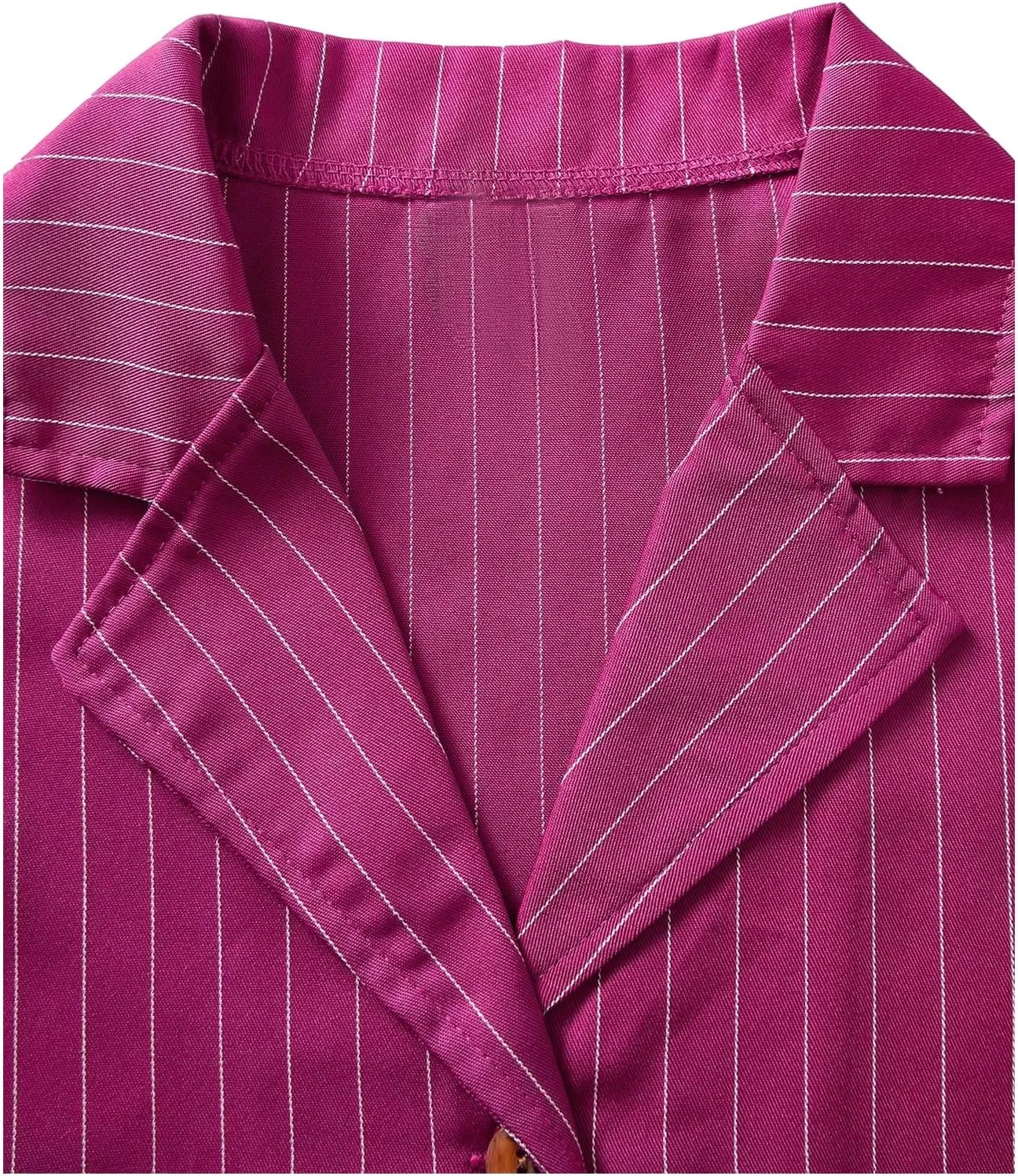 Floerns Girl's 2 Piece Outfits Elegant Striped Sleeveless Suit Vest & Long Elastic Casual Pants Set