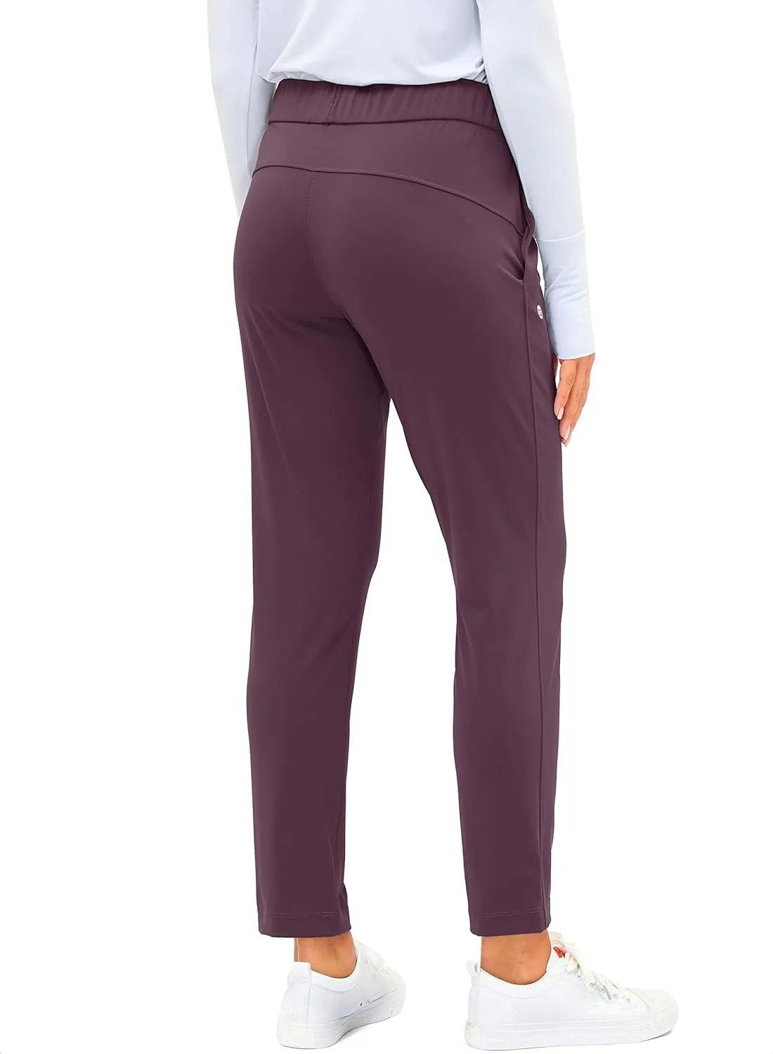 G Gradual Women's Pants with Deep Pockets 7/8 Stretch Ankle Sweatpants for Golf, Athletic, Lounge, Travel, Work