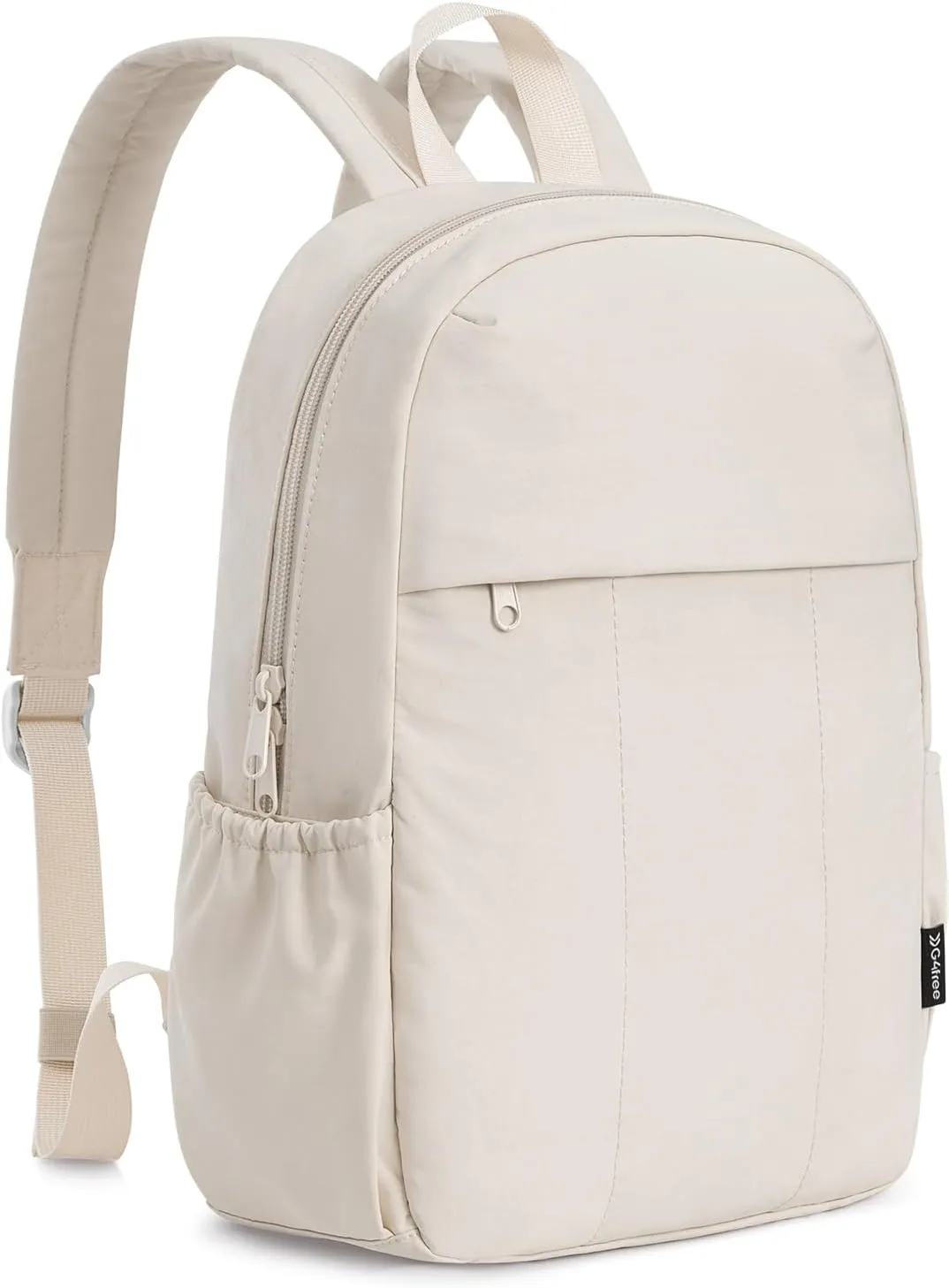 G4Free Mini Backpack for Women Water-resistant Hiking Backpack with Adjustable Shoulder Straps for Travel Shop Work Casual(BEIGE)