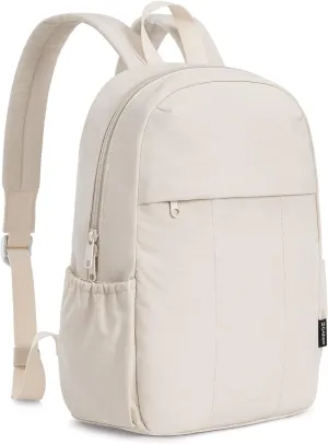 G4Free Mini Backpack for Women Water-resistant Hiking Backpack with Adjustable Shoulder Straps for Travel Shop Work Casual(BEIGE)