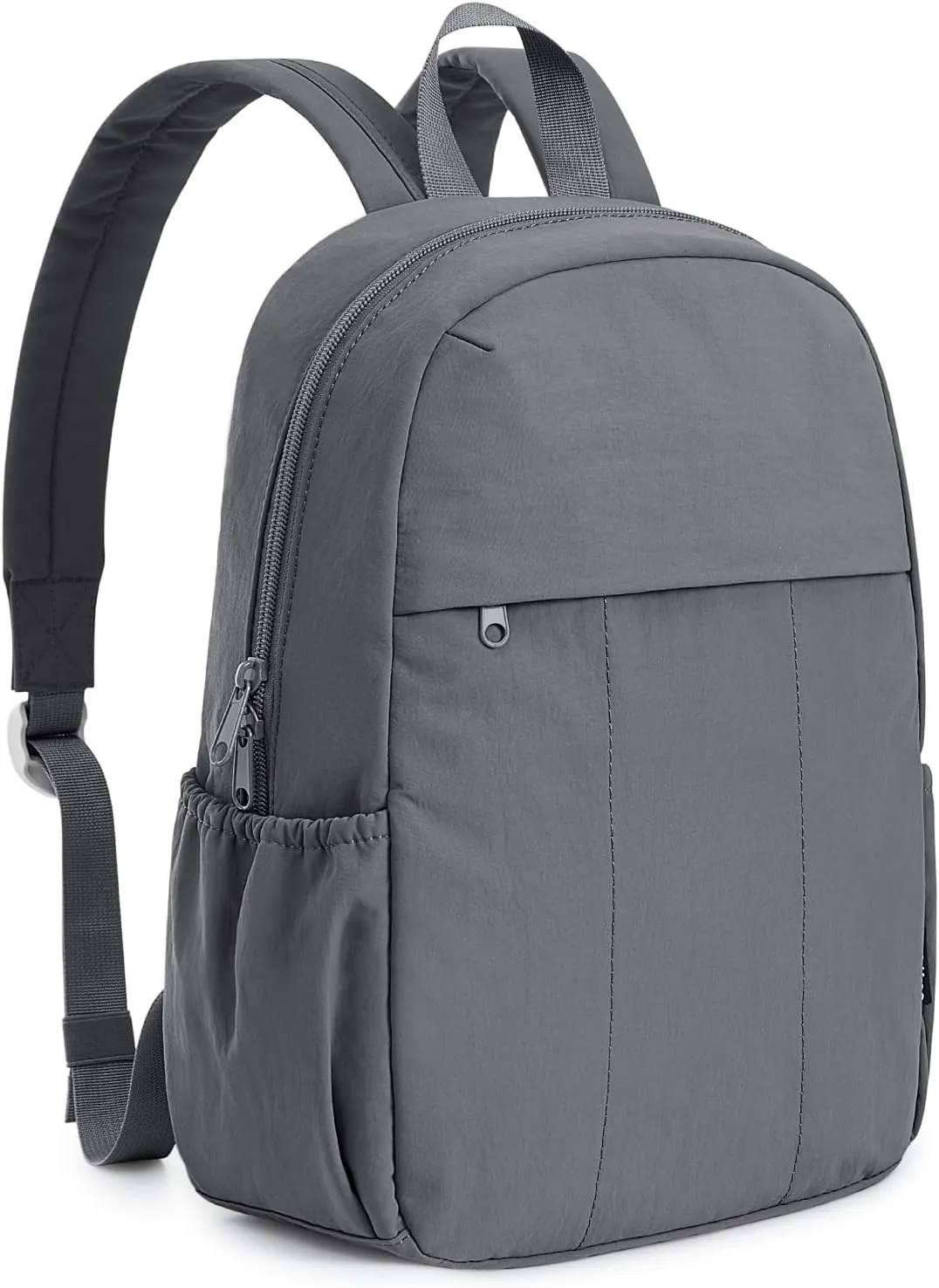 G4Free Mini Backpack for Women Water-resistant Hiking Backpack with Adjustable Shoulder Straps for Travel Shop Work Casual(GREY)