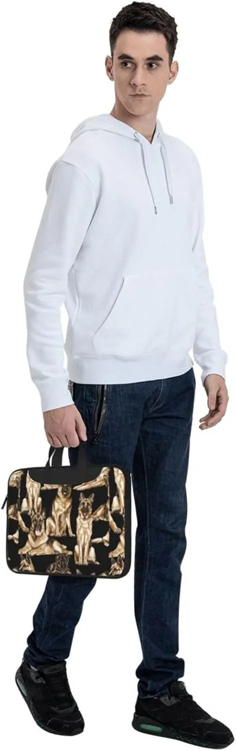 German shepherd Print Work Casual Office Laptop Shoulder Messenger Bag 13 inch 14 inch 15.6 inch