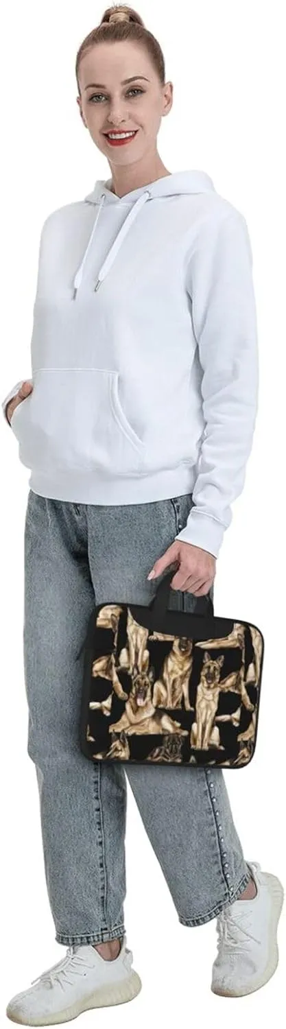 German shepherd Print Work Casual Office Laptop Shoulder Messenger Bag 13 inch 14 inch 15.6 inch