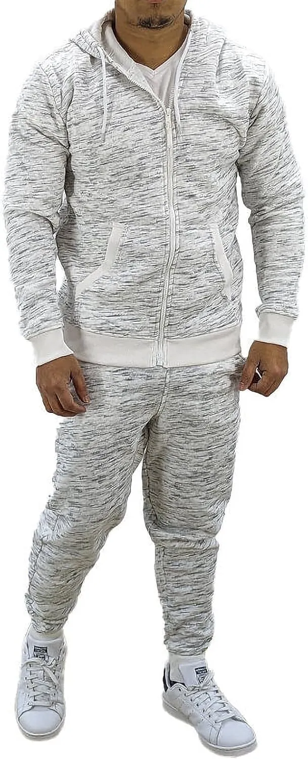 HHGKED Mens 2 Piece set Outfits Comfy Sweatsuits Athletic Jogging Tracksuit Hooded Sweatshirt and Joggers Sweatpants