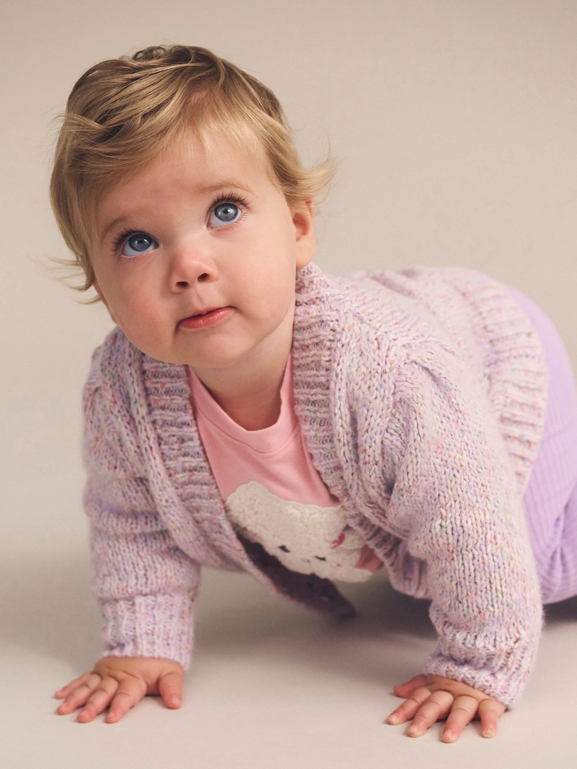 Huxbaby Rainbow Sprinkles Boxy Cardi