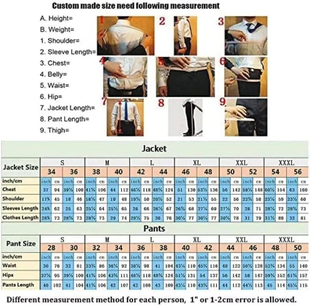 HZUOU Double Breasted Men's Suit Wide Peak Lapel Wedding Grooms Tuxedos 2 Pieces Business Men Suits HZH25