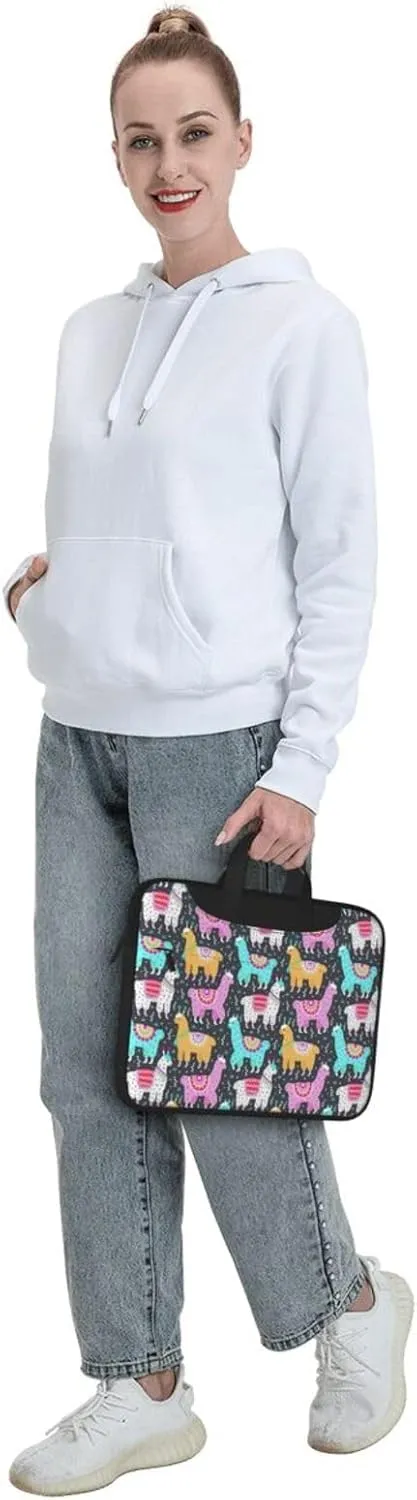 Indian Alpaca Print Work Casual Office Laptop Shoulder Messenger Bag 13 inch 14 inch 15.6 inch