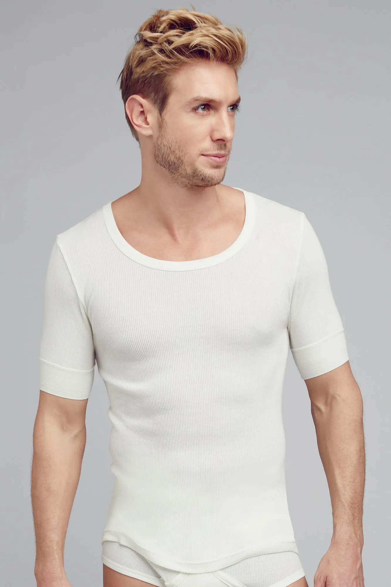 Jockey® Classic Cotton Rib Shortsleeve Shirt