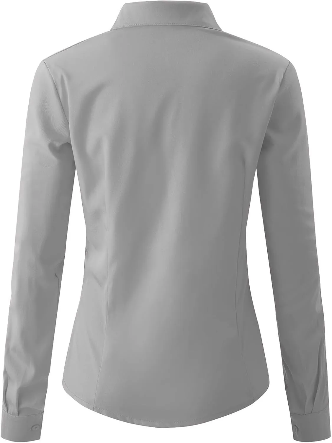 jonivey Womens Long Sleeve Button Down Stretch Dress Shirt Soft Wrinkle Free Work Casual Business Office Blouse