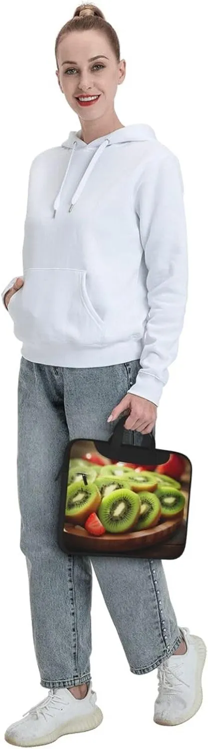 Kiwi Watermelon Print Work Casual Office Laptop Shoulder Messenger Bag 13 inch 14 inch 15.6 inch