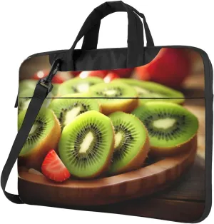Kiwi Watermelon Print Work Casual Office Laptop Shoulder Messenger Bag 13 inch 14 inch 15.6 inch