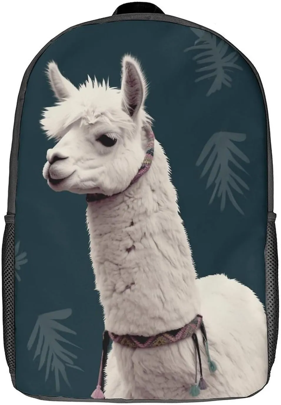 Laptop Backpack for Men 17 Inch Alpaca Llama Work Casual Backpack Lightweight Travel Shoulder Bag