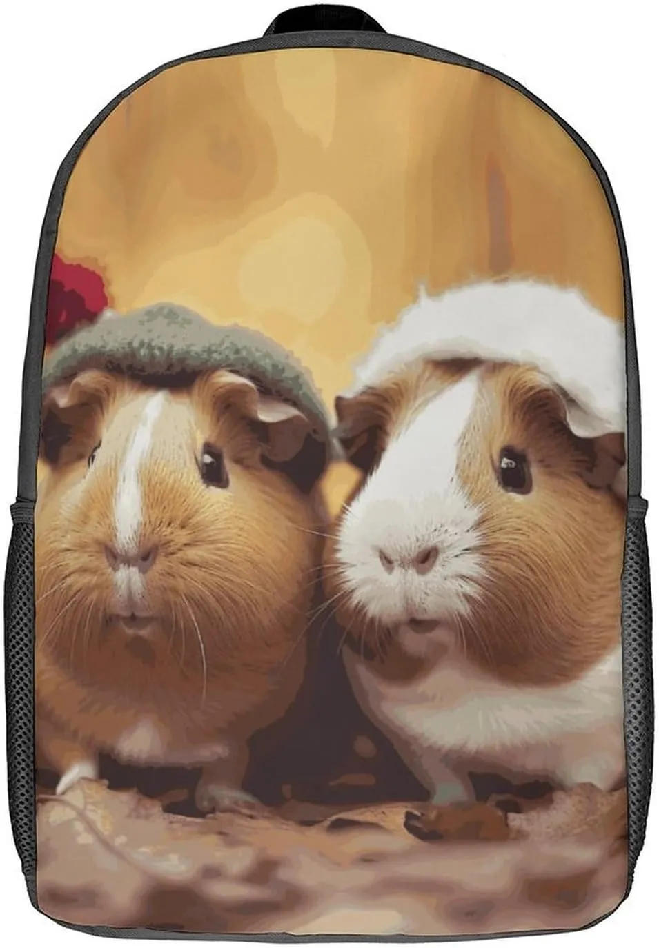 Laptop Backpack for Men 17 Inch Cute Guinea Pigs Work Casual Backpack Lightweight Travel Shoulder Bag