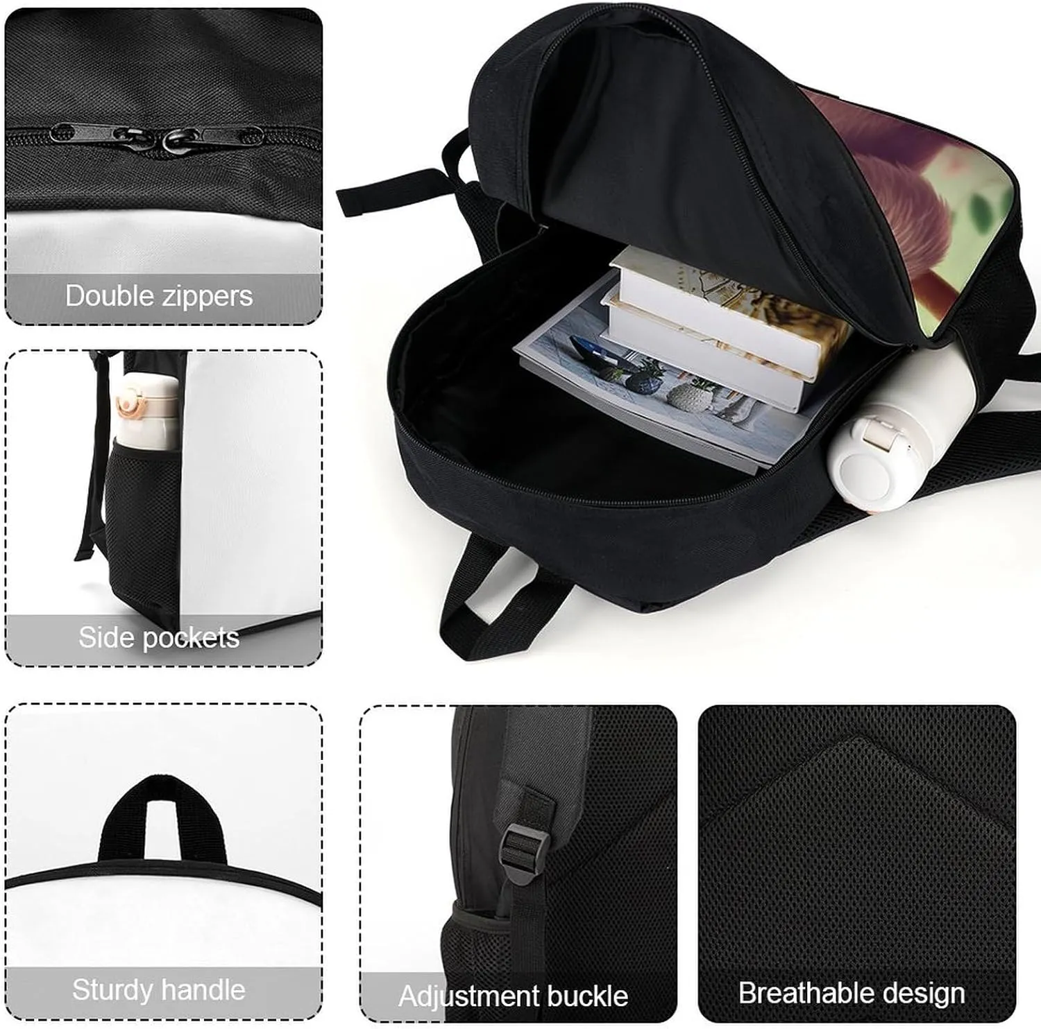 Laptop Backpack for Men 17 Inch Cute Sloth Work Casual Backpack Lightweight Travel Shoulder Bag