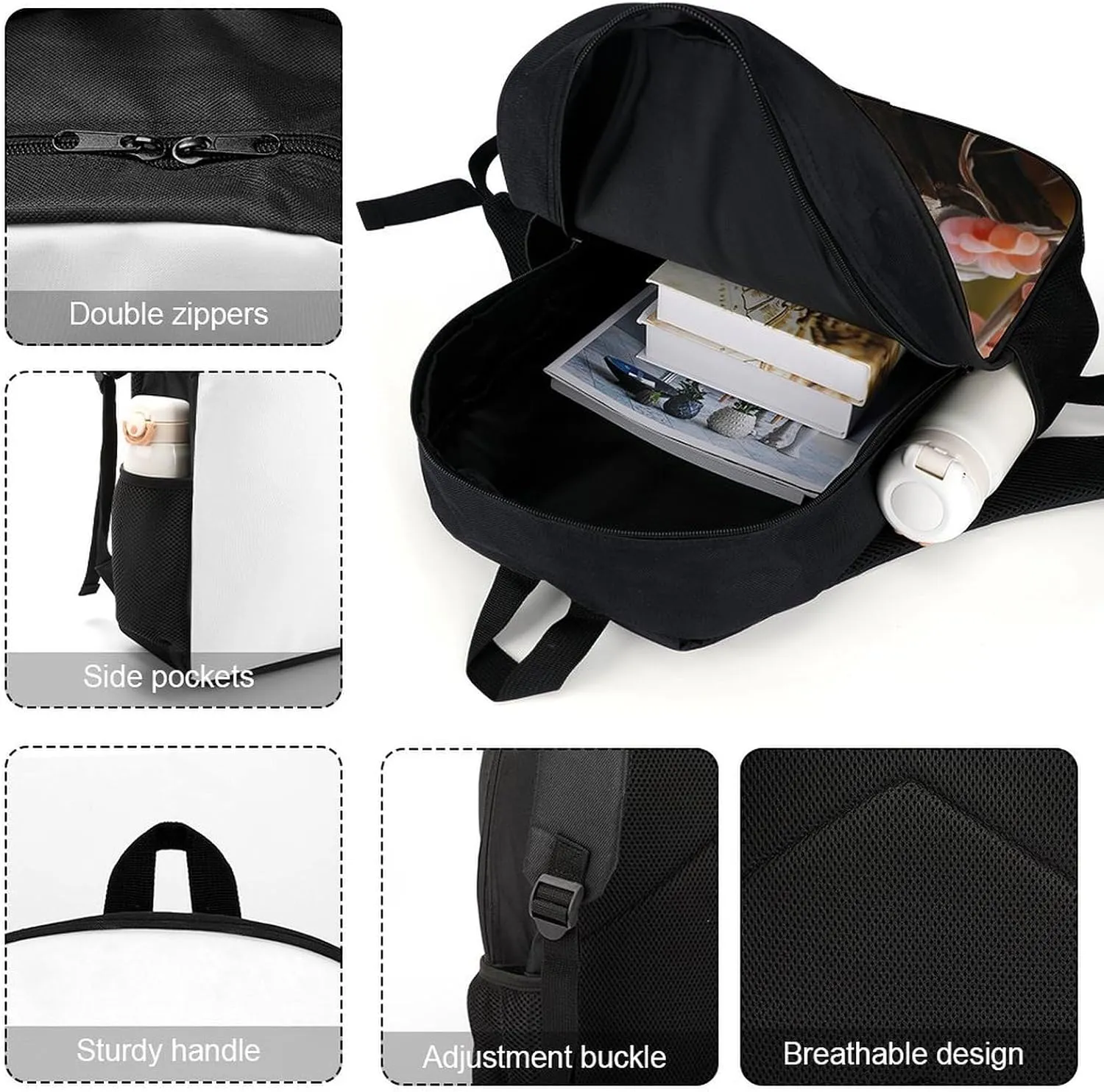 Laptop Backpack for Men 17 Inch Eastern Bluebird Work Casual Backpack Lightweight Travel Shoulder Bag