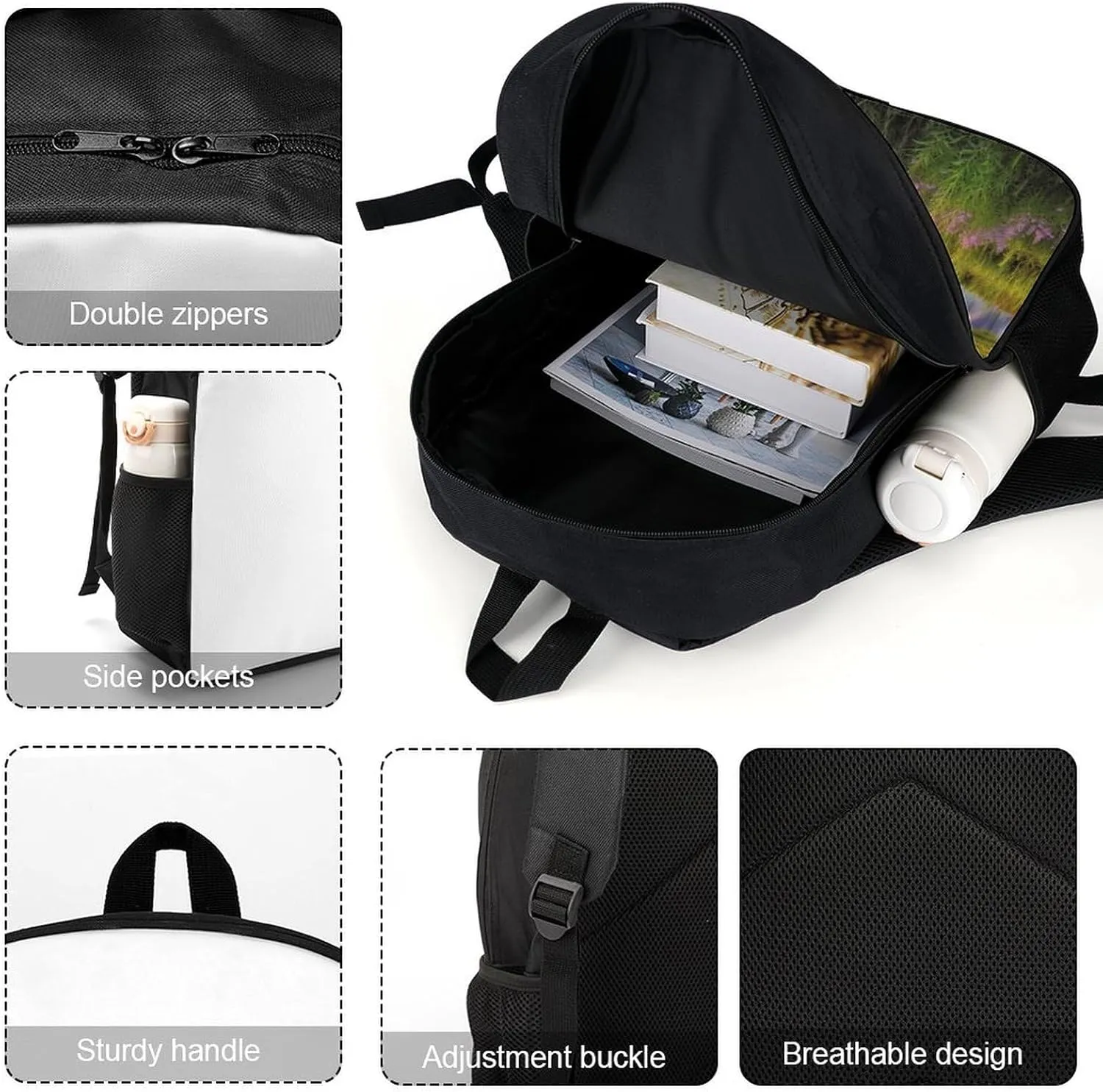 Laptop Backpack for Men 17 Inch Grand Teton National Park Work Casual Backpack Lightweight Travel Shoulder Bag