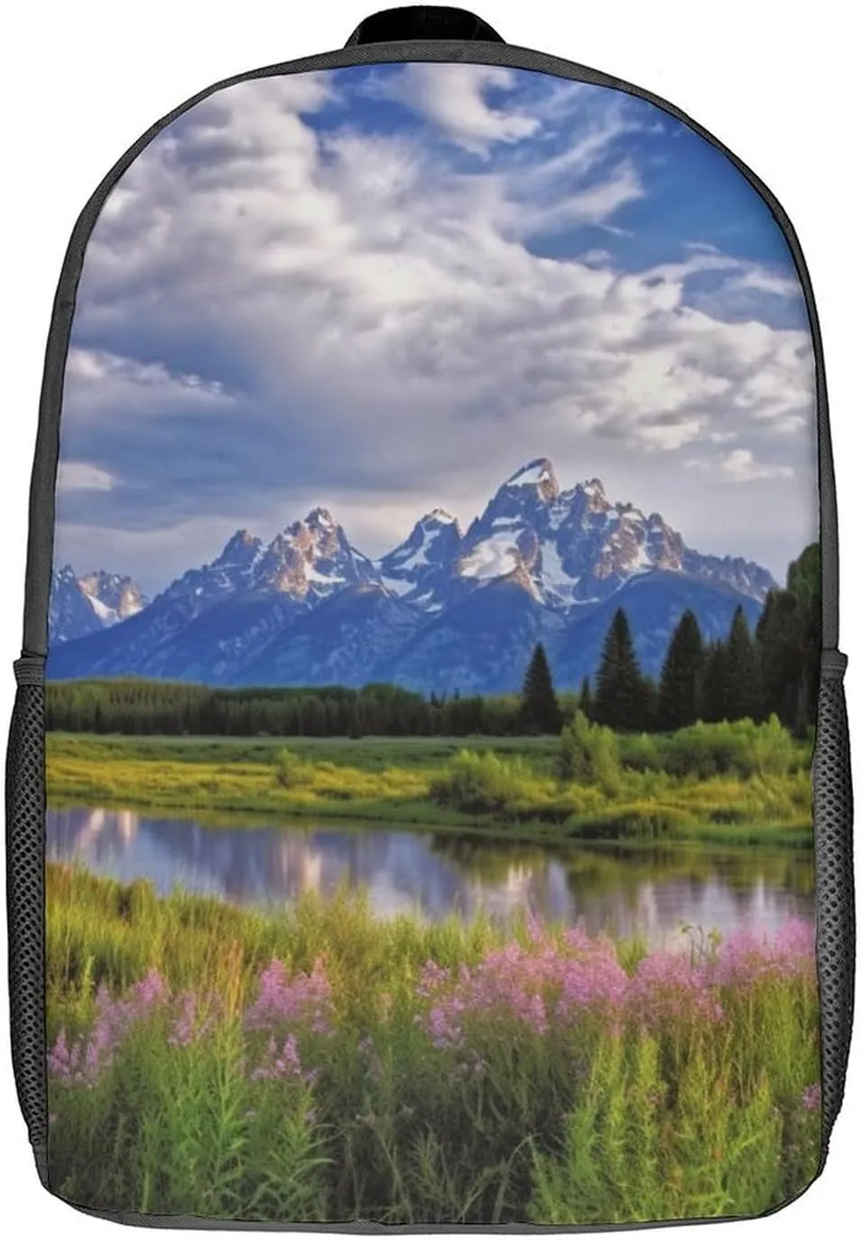 Laptop Backpack for Men 17 Inch Grand Teton National Park Work Casual Backpack Lightweight Travel Shoulder Bag