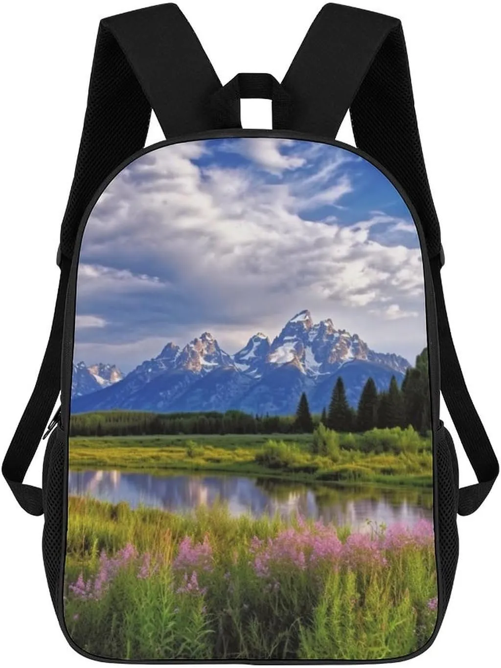Laptop Backpack for Men 17 Inch Grand Teton National Park Work Casual Backpack Lightweight Travel Shoulder Bag