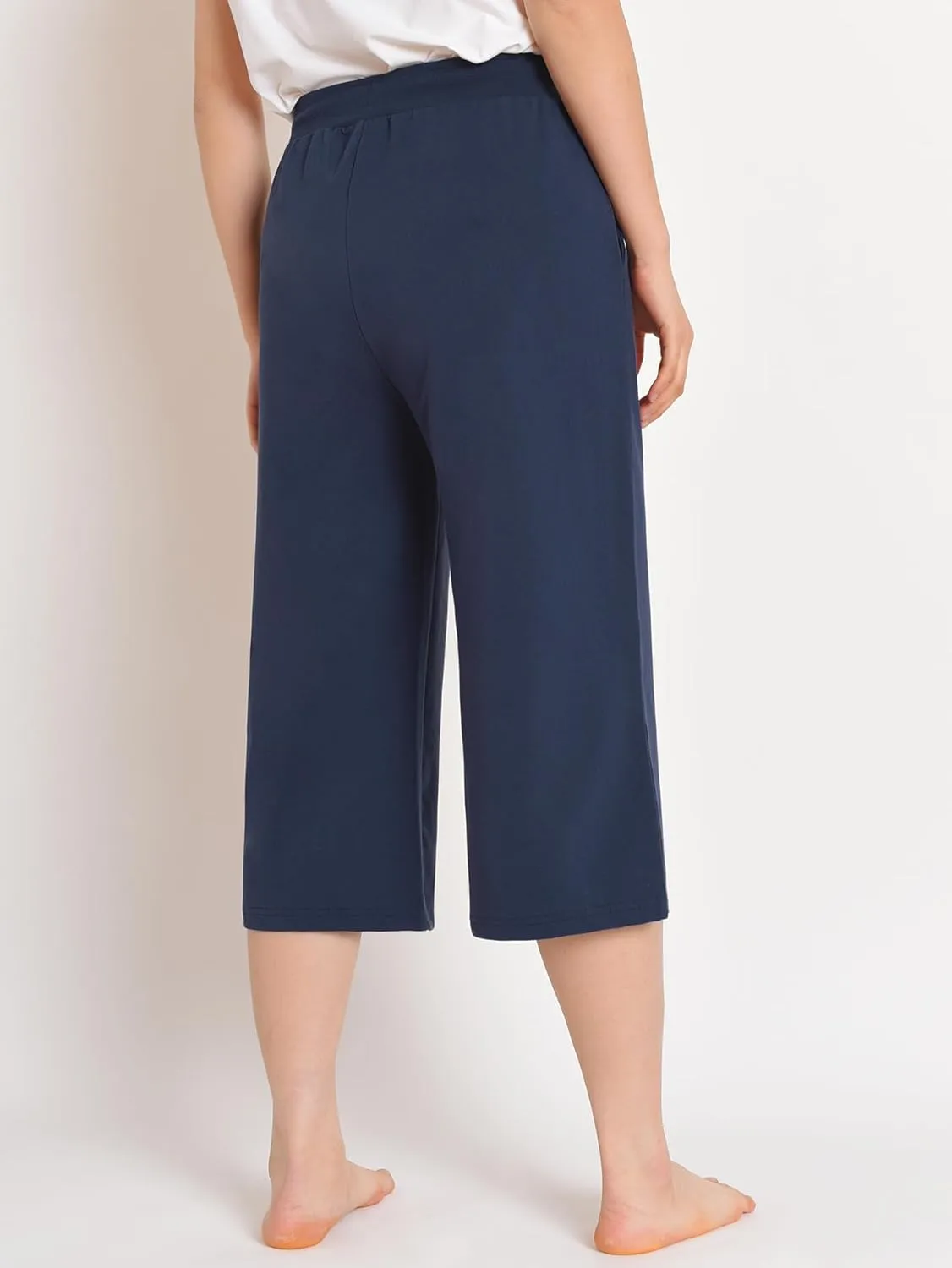 Latuza Women's Wide Leg Capri Pants Casual Summer