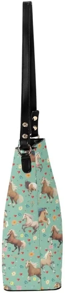 Leather Bucket Bag for Women Soft Tote Bag Crossbody Handbag Travel Shopping Business Work Casual Tote with Pockets
