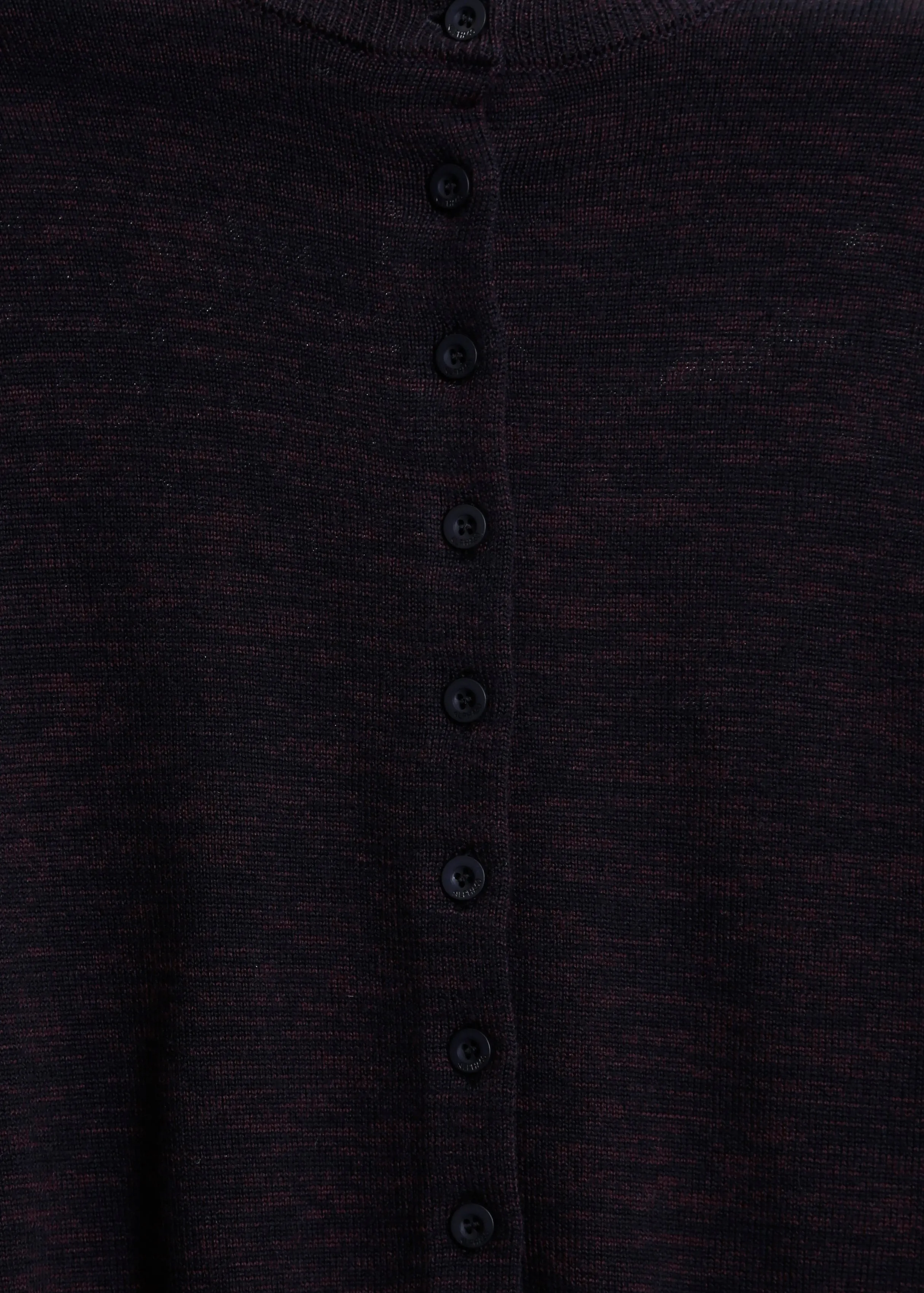 LOLA KNIT CARDI / MAHOGANY-INK KNIT