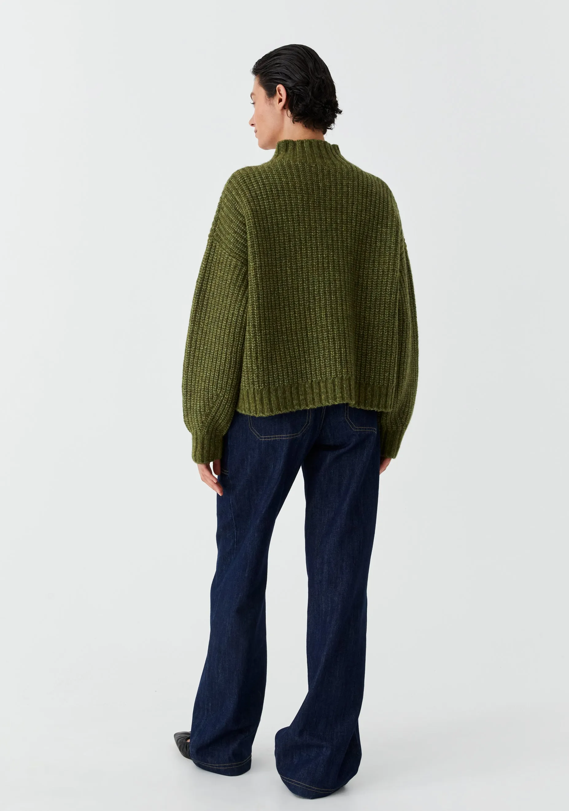 Lola Knit Pullover_Forest