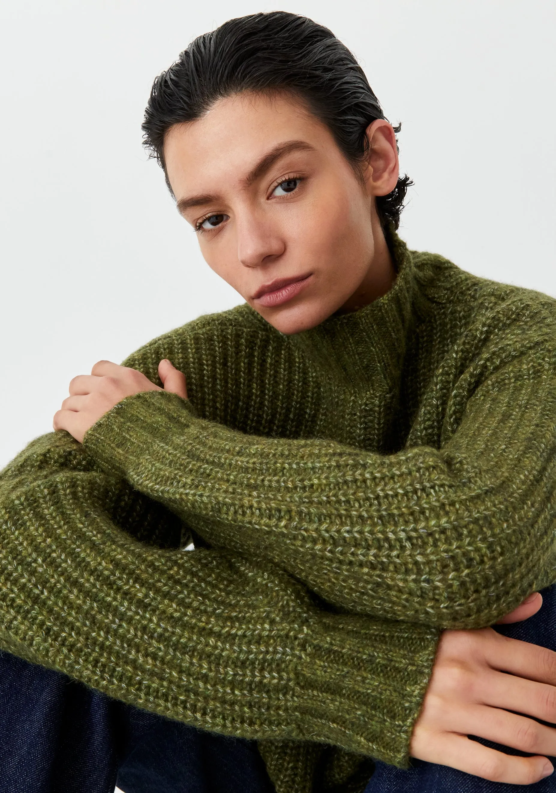 Lola Knit Pullover_Forest