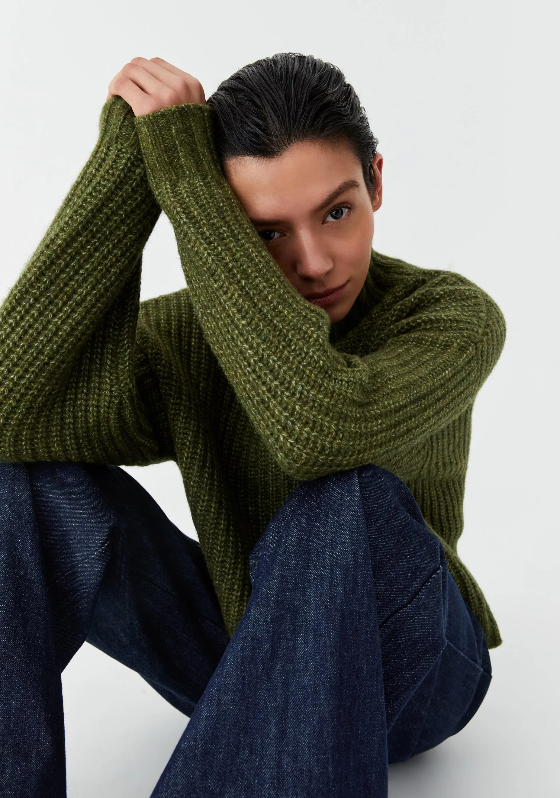Lola Knit Pullover_Forest
