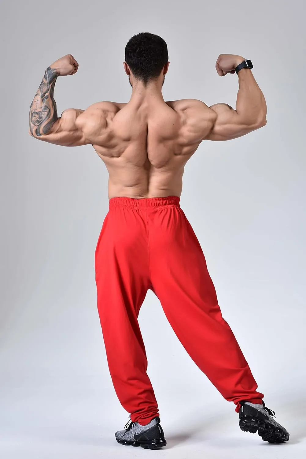 Men's Baggy Pants, Dragon Design Gym Sweatpants